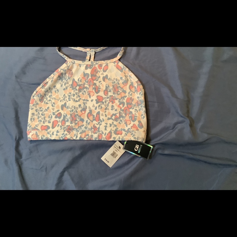 Bathing suit top. Halter style. Lined, but not padded